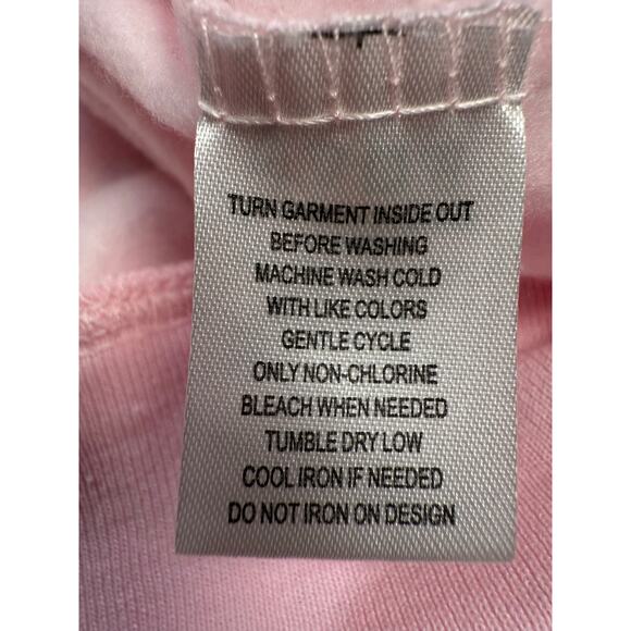 WICKED Pink Crewneck Sweatshirt Pink Bubble Stars Size LARGE - Picture 10 of 10